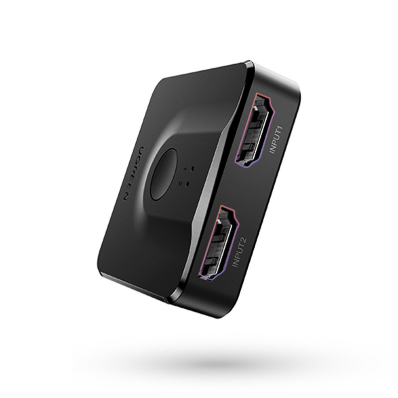 Jungiklis HDMI skirstytuvo jungiklis – 2x HDMI 4K 60Hz juodas