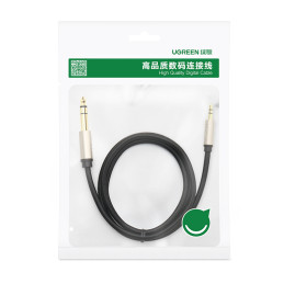 
TRS garso adapterio kabelio mini lizdas 3,5 mm - lizdas 6,35 mm 1 m pilkas
