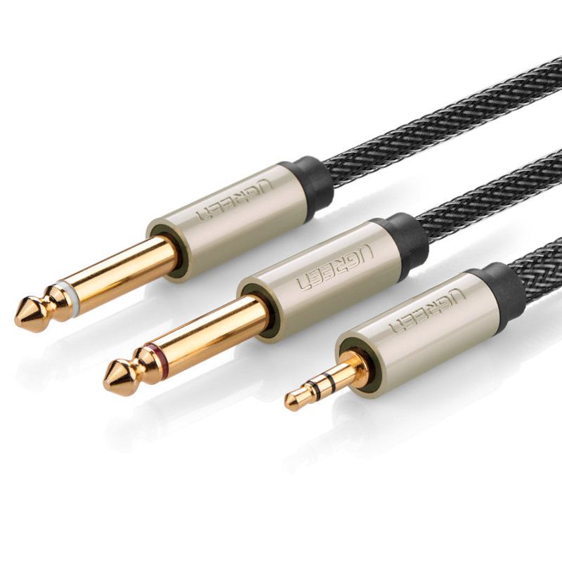 
Kabelio garso skirstytuvo mini lizdas 3,5 mm - 2x lizdas 6,35 mm 1 m pilka
