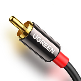 
Kabelio garso kabelis 3,5 mm mini lizdas - 2RCA 1,5 m juodas
