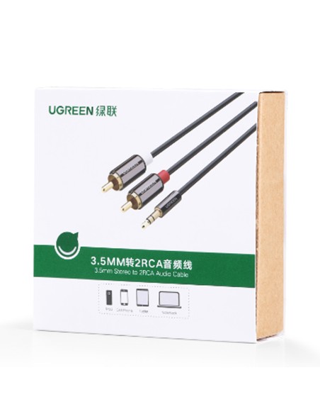 Kabelio garso kabelis 3,5 mm mini lizdas - 2RCA 1,5 m juodas
 
Kabelio garso kabelis 3,5 mm mini lizdas - 2RCA 1,5 m juodas