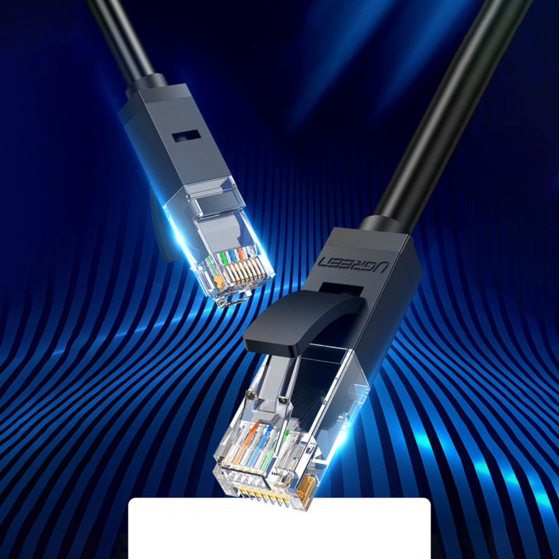 LAN U/ UTP Kat. Kat. Interneto pataisos laidas. 6 1000 Mb/ s 15m juoda