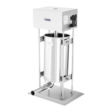 Elektrinis dešrų užpildas su Royal Catering varikliu + 4 piltuvėliai 15L Elektrinis dešrų užpildas su Royal Catering varikliu + 4 piltuvėliai 15L