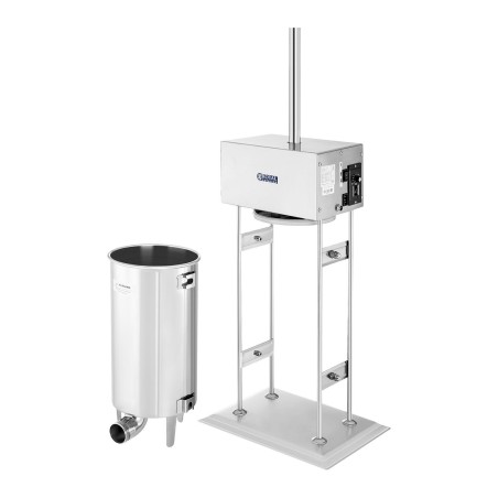 Elektrinis dešrų užpildas su Royal Catering varikliu + 4 piltuvėliai 15L Elektrinis dešrų užpildas su Royal Catering varikliu + 4 piltuvėliai 15L