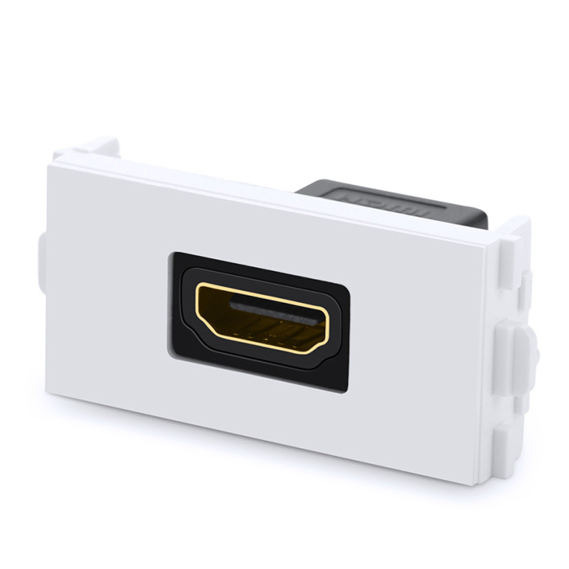 
Skydelio lizdas su tiesia HDMI jungtimi, skirtas montuoti Ugreen 20316 rėmelyje - baltas
