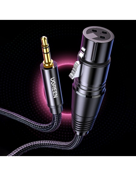 Kabelio garso kabelis 3,5 mm mini lizdas (vyriškas) - XLR (moteris) 1 m juodas
 
Kabelio garso kabelis 3,5 mm mini lizdas (vyriškas) - XLR (moteris) 1 m juodas