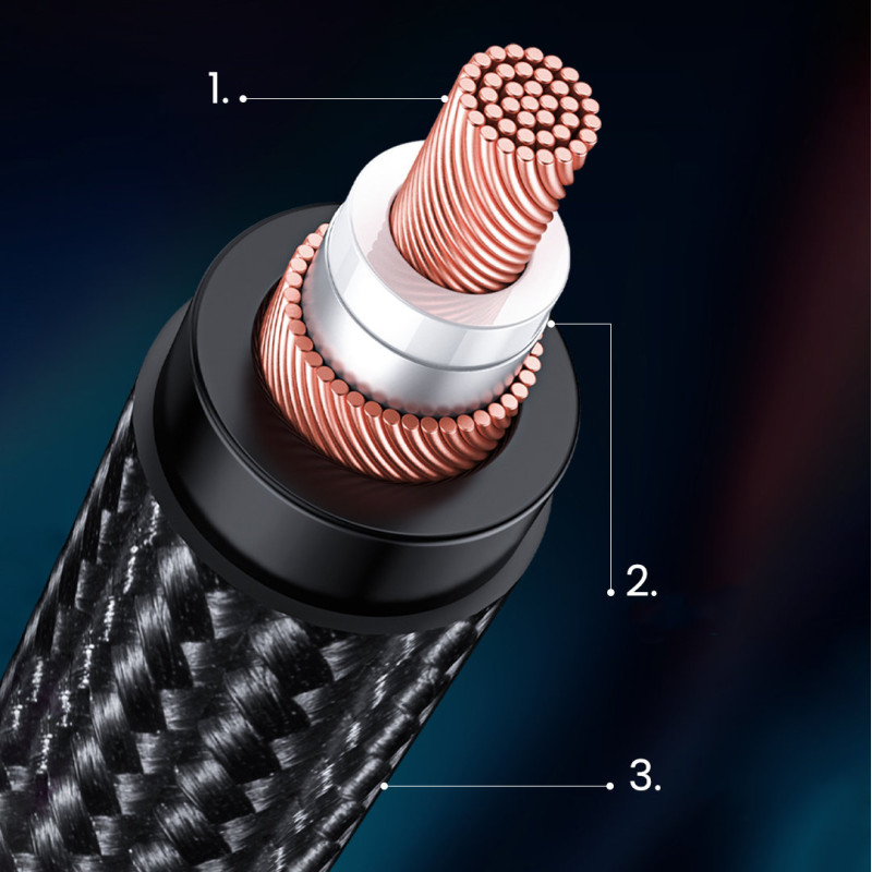 Kabelio garso kabelis 3,5 mm mini lizdas (vyriškas) - XLR (moteris) 1 m juodas