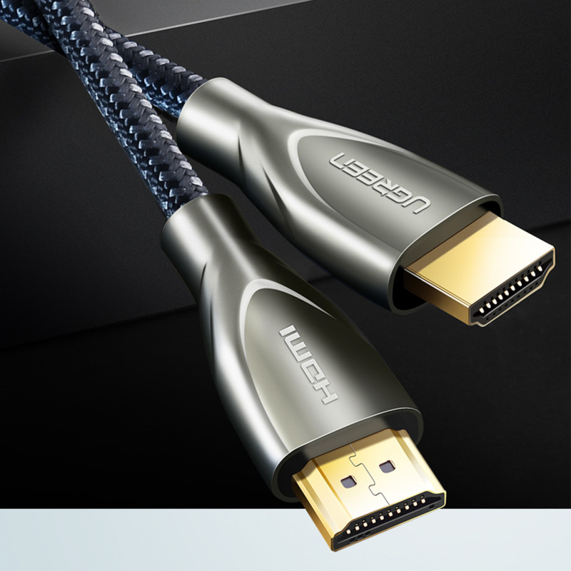 
Patvarus pintas HDMI 2.0 4K 60Hz kabelis 1m pilkas
