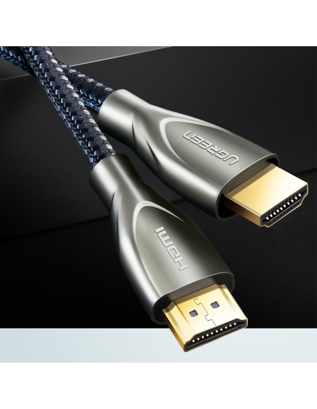 
Patvarus pintas HDMI 2.0 4K 60Hz kabelis 1m pilkas
