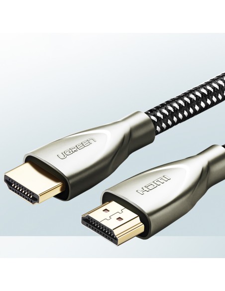 
Patvarus pintas HDMI 2.0 4K 60Hz kabelis 1m pilkas
