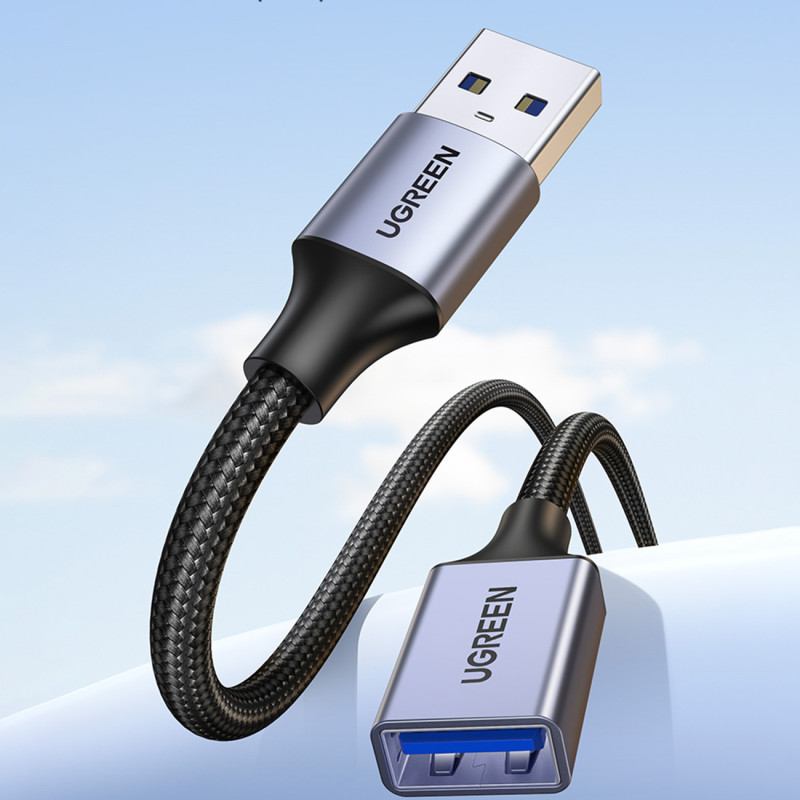 Patvarus USB 3.0 5Gb/ s ilgintuvas, 2m, pilkas
