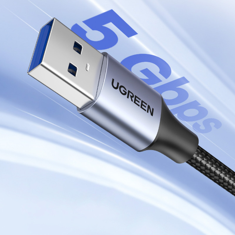 Patvarus USB 3.0 5Gb/ s ilgintuvas, 2m, pilkas