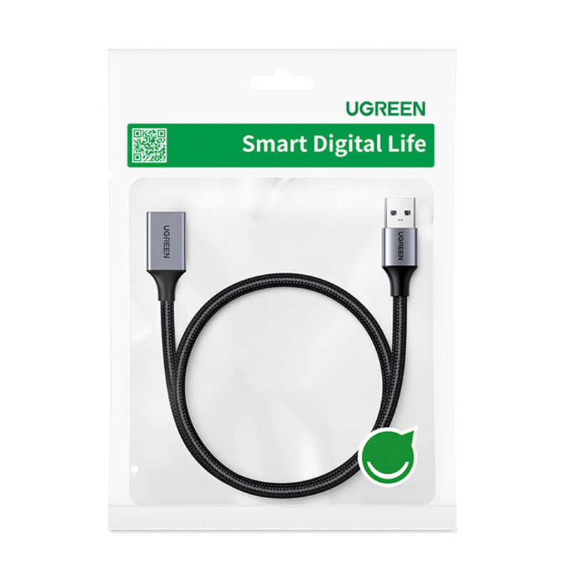 Patvarus USB 3.0 5Gb/ s ilgintuvas, 2m, pilkas