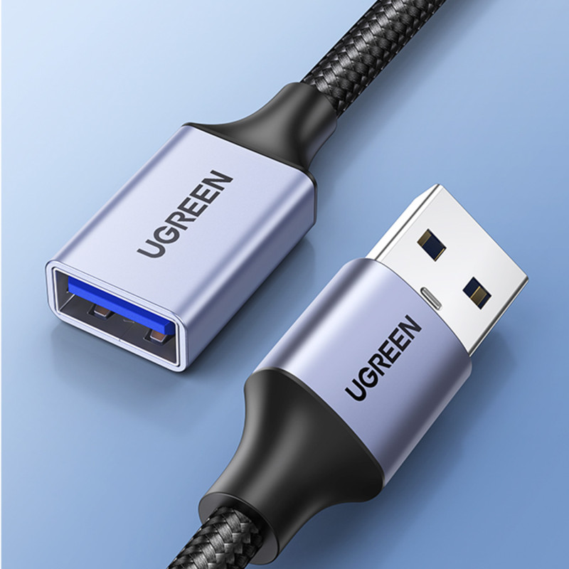 Patvarus USB 3.0 5Gb/ s ilgintuvas, 2m, pilkas
