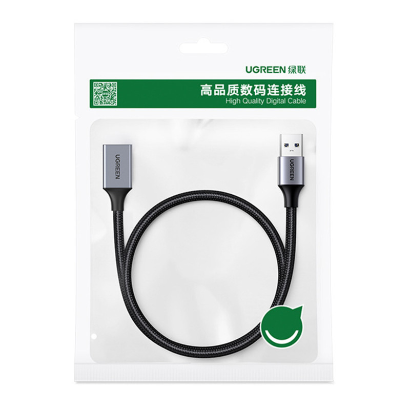 Patvarus USB 3.0 5Gb/ s ilgintuvas, 1m, pilkas