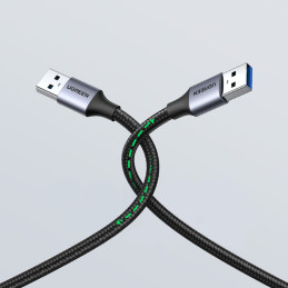 
Patvarus pintas kabelis USB 3.0 5Gb/ s 0.5m pilkas
