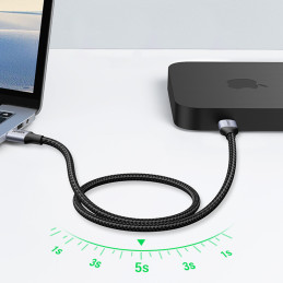 
Patvarus pintas kabelis USB 3.0 5Gb/ s 0.5m pilkas
