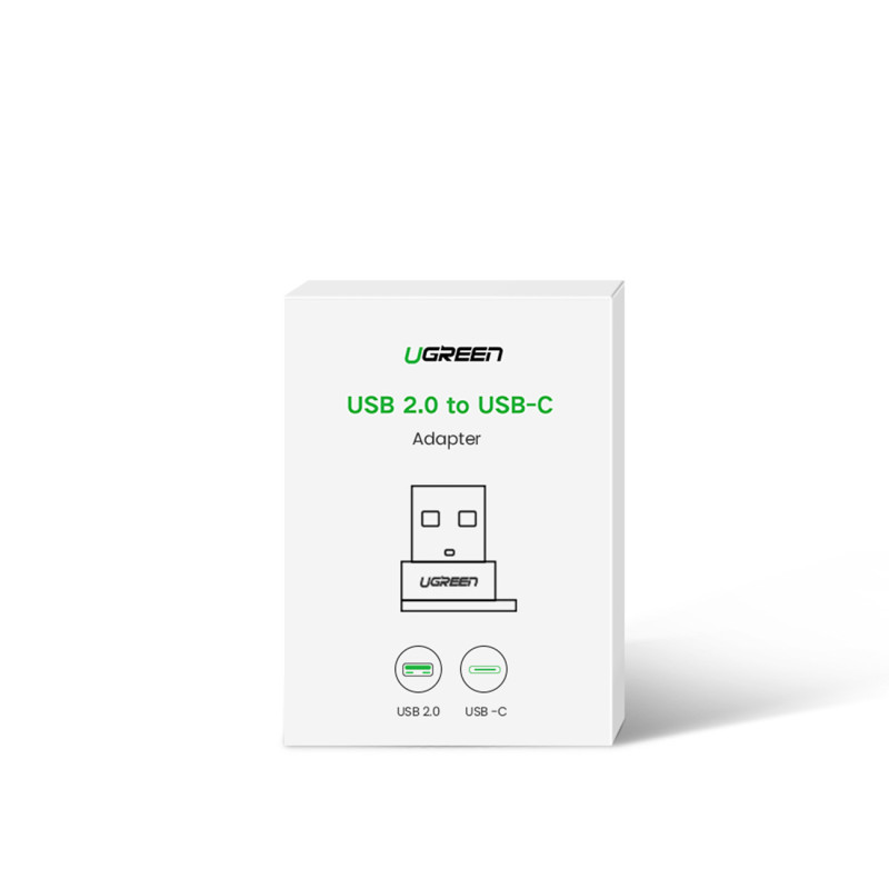 Lizdų adapteris iš USB-C į USB kištuką, juodas