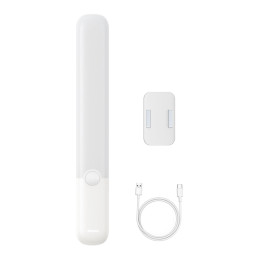 LED spintos lempa su PIR judesio detektoriumi 1200mAh Sunshine Series balta