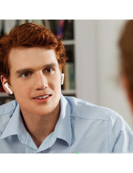 
TWS ANC WS106 HiTune T3 belaidės Bluetooth ausinės, baltos
