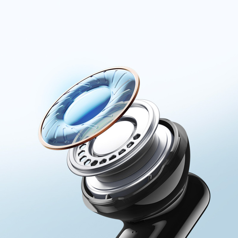 
TWS ANC WS106 HiTune T3 belaidės Bluetooth ausinės, baltos
