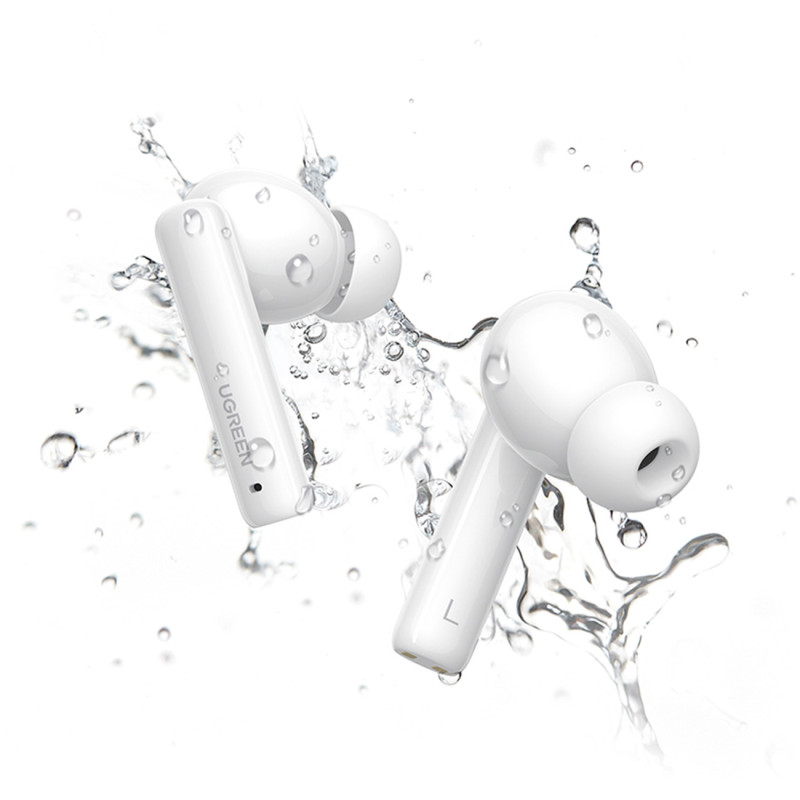 
TWS ANC WS106 HiTune T3 belaidės Bluetooth ausinės, baltos
