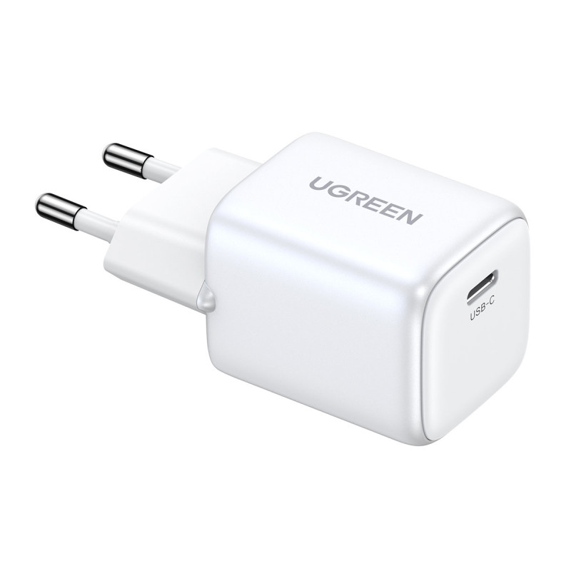 GaN 1x USB-C 30W PD Nexode Mini greitas įkroviklis, baltas