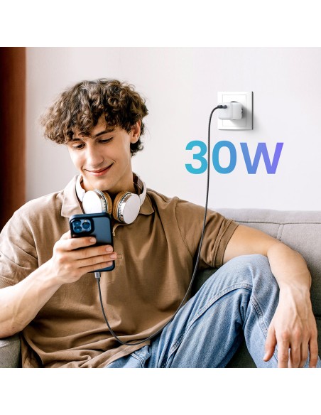 GaN 1x USB-C 30W PD Nexode Mini greitas įkroviklis, baltas
 
GaN 1x USB-C 30W PD Nexode Mini greitas įkroviklis, baltas