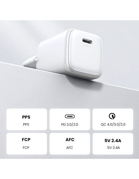GaN 1x USB-C 30W PD Nexode Mini greitas įkroviklis, baltas
 
GaN 1x USB-C 30W PD Nexode Mini greitas įkroviklis, baltas