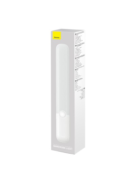 LED spintos lempa su PIR judesio detektoriumi 1200mAh Sunshine Series balta LED spintos lempa su PIR judesio detektoriumi 1200mAh Sunshine Series balta