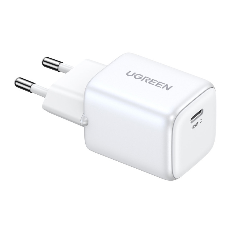 GaN 1x USB-C 20W PD Nexode Mini greitas įkroviklis, baltas