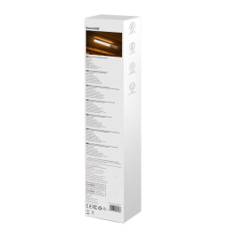 LED spintos lempa su PIR judesio detektoriumi 1200mAh Sunshine Series balta