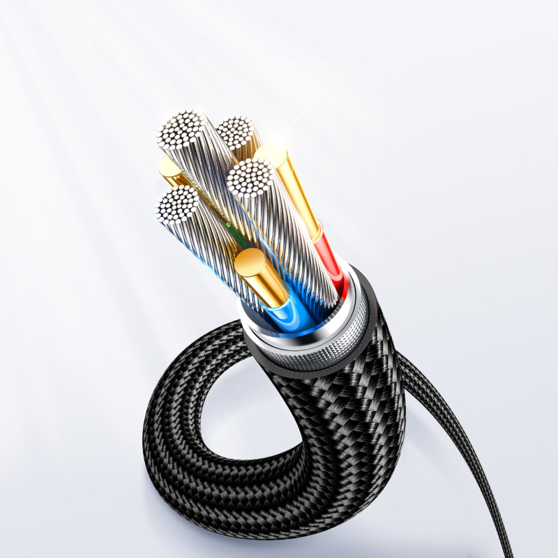 iPhone USB-C - Lightning laidas su ekranu 20W 1,2 m juodas