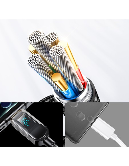 USB - USB-C laidas su ekranu 66W 1,2 m juodas
 
USB - USB-C laidas su ekranu 66W 1,2 m juodas
