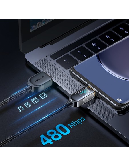 USB - USB-C laidas su ekranu 66W 1,2 m juodas
 
USB - USB-C laidas su ekranu 66W 1,2 m juodas
