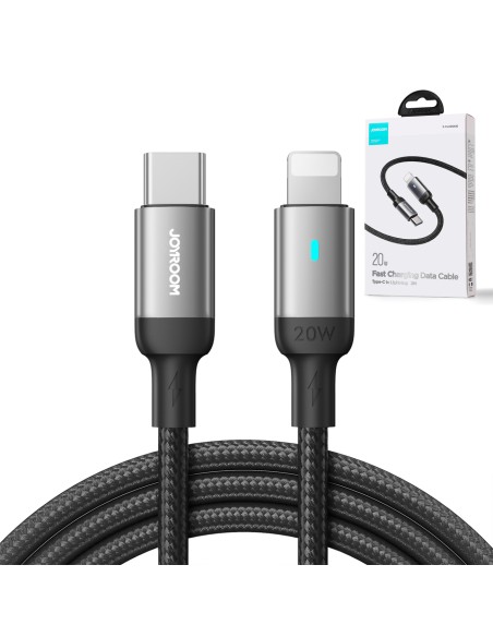 Kabelis iPhone USB-C - Lightning A10 Series 20W 2m juodas
 
Kabelis iPhone USB-C - Lightning A10 Series 20W 2m juodas