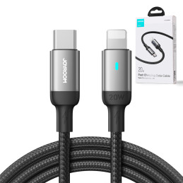 
Kabelis iPhone USB-C - Lightning A10 Series 20W 1,2m juodas
