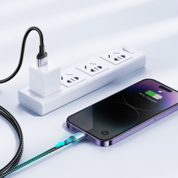 
Kabelis iPhone USB-C - Lightning A10 Series 20W 1,2m juodas
