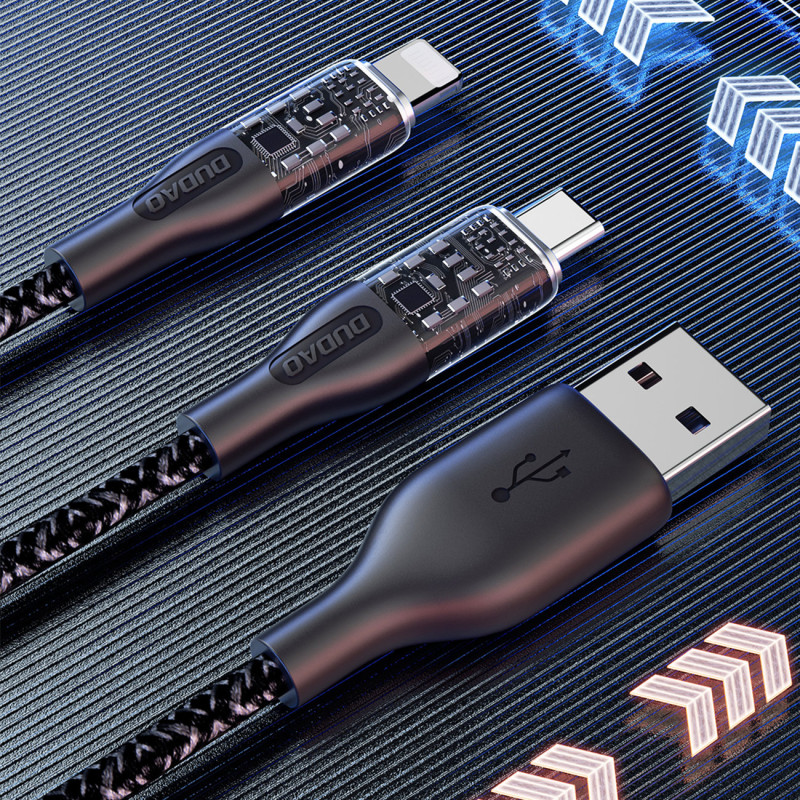 Greito įkrovimo laidas USB - USB-C 120W 1m pilkas