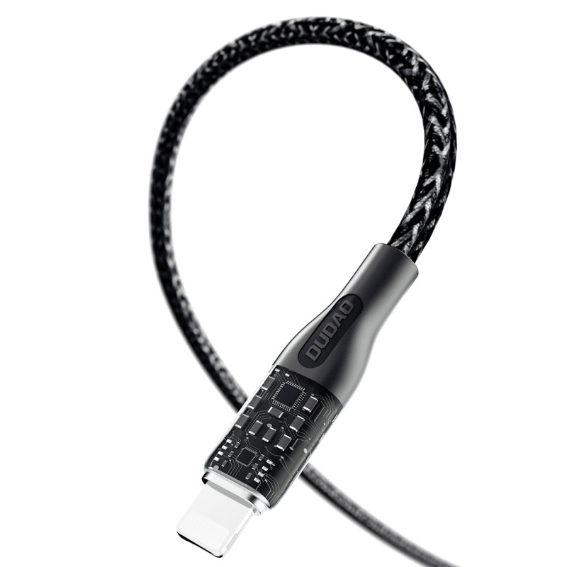 3in1 USB į USB-C microUSB Lightning adapterio laidas 120W 1m sidabrinis