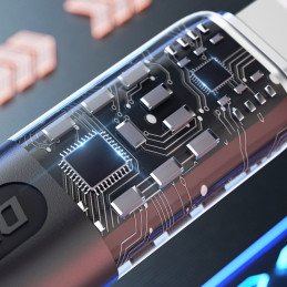 
iPhone USB-C - Žaibiškas greito įkrovimo laidas 30W 1m, pilkas
