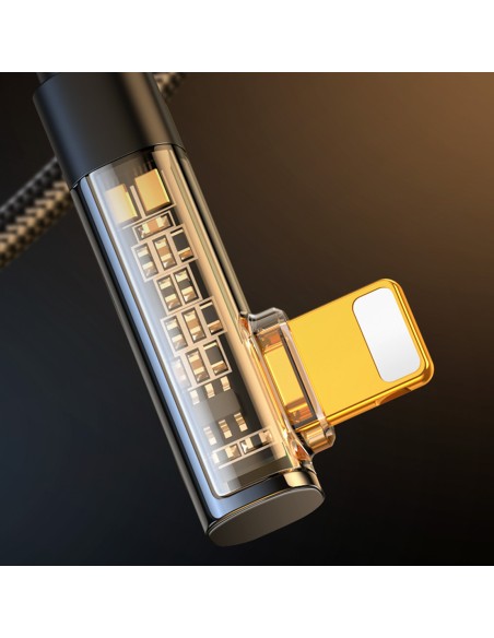 Kampinis iPhone Lightning - USB laidas įkrovimui ir duomenų perdavimui 2.4A 1.2m juodas
 
Kampinis iPhone Lightning - USB laidas įkrovimui ir duomenų perdavimui 2.4A 1.2m juodas