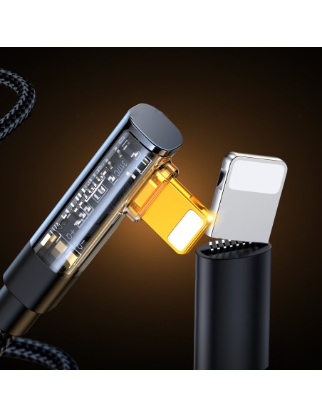 Kampinis iPhone Lightning - USB laidas įkrovimui ir duomenų perdavimui 2.4A 1.2m juodas
 
Kampinis iPhone Lightning - USB laidas įkrovimui ir duomenų perdavimui 2.4A 1.2m juodas