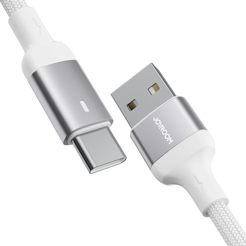 USB – USB-C laidas greitam įkrovimui A10 Series 3A 3m baltas