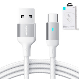 
USB – USB-C laidas greitam įkrovimui A10 Series 3A 3m baltas
