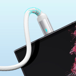 
USB – USB-C laidas greitam įkrovimui A10 Series 3A 3m baltas
