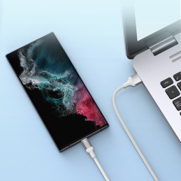 
USB – USB-C laidas greitam įkrovimui A10 Series 3A 3m baltas

