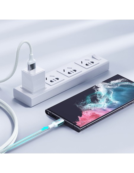 USB – USB-C laidas greitam įkrovimui A10 Series 3A 3m baltas
 
USB – USB-C laidas greitam įkrovimui A10 Series 3A 3m baltas