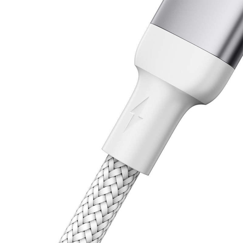iPhone USB - Lightning laidas greitam įkrovimui A10 Series 2.4A 3m baltas