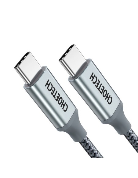 C tipo USB laidas – C tipo USB 5A 100 W galios pristatymas 480 Mbps, 1,8 m pilka C tipo USB laidas – C tipo USB 5A 100 W galios pristatymas 480 Mbps, 1,8 m pilka